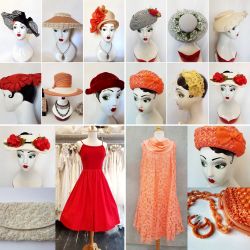 vintage+hats+and+dresses