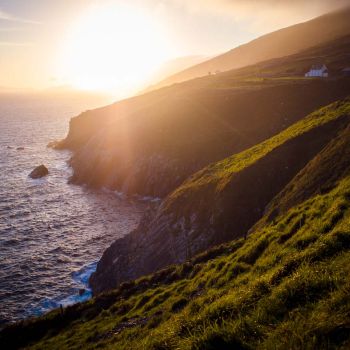 Sonnenuntergang am Slea Head Drive, Dingle Halbinsel, County Kerry